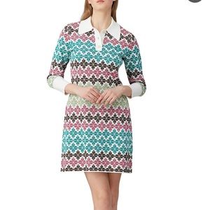 Kate Spade Metallic Spade Flowers Sweater Dress